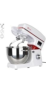 Amazon | KALELAISU スタンドミキサー 業務用スタンドミキサー 10L大